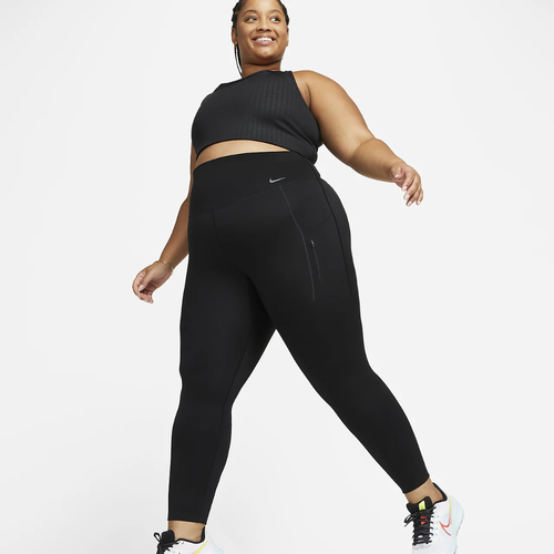 Nike Go Women&#039;s Firm-Support High-Waisted Full-Length Leggings with Pockets (Plus Size) DX3504-010