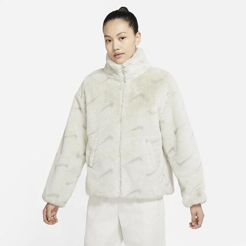 Nike Sportswear Plush Women&#039;s Printed Faux Fur Jacket DQ6842-072
