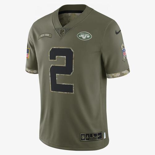 NFL New York Jets Salute to Service (Zach Wilson) Men&#039;s Limited Football Jersey 36NMSTSVF3P-002