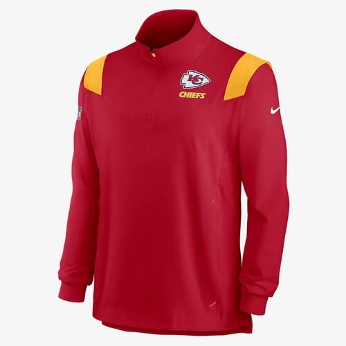 Nike Repel Coach (NFL Kansas City Chiefs) Men&#039;s 1/4-Zip Jacket NS35080K7G-63Q