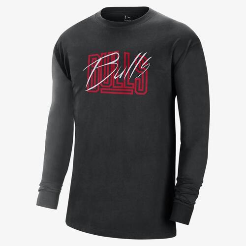 Chicago Bulls Courtside Men&#039;s Nike NBA Long-Sleeve Max90 T-Shirt DZ0020-010