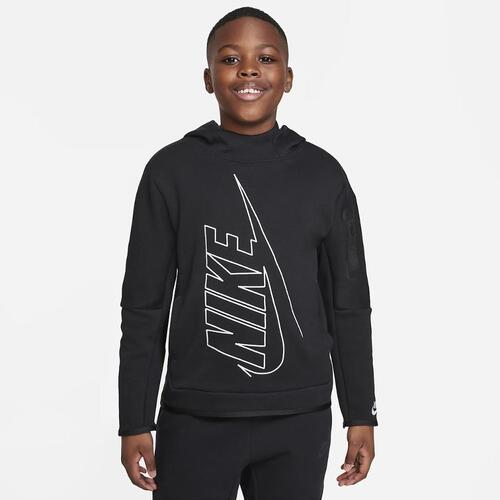 Nike Sportswear Tech Fleece Big Kids&#039; (Boys&#039;) Hoodie (Extended Size) DX5096-010