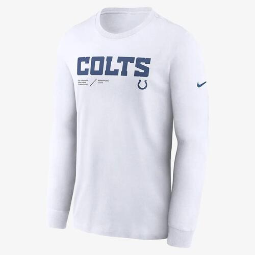 Nike Dri-FIT Infograph Lockup (NFL Indianapolis Colts) Men&#039;s Long-Sleeve T-Shirt NS2710A98-7HU