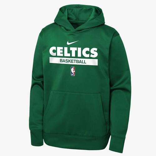 Boston Celtics Spotlight Big Kids&#039; Nike Dri-FIT NBA Pullover Hoodie 9Z2B7FFPF-NFK