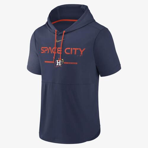 Nike City Connect (MLB Houston Astros) Men&#039;s Short-Sleeve Pullover Hoodie NKGS01YCHUS-NH2