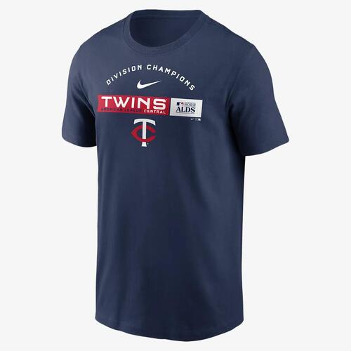 Minnesota Twins 2023 American League Central Champions Men&#039;s Nike MLB T-Shirt N19944BMTW-V0V