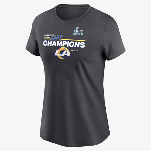 Nike Super Bowl LVI Champions Roster (NFL Los Angeles Rams) Women&#039;s T-Shirt NKAF06FF95-00E