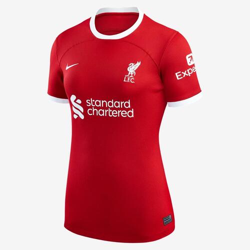 Virgil van Dijk Liverpool 2023/24 Stadium Home Women&#039;s Nike Dri-FIT Soccer Jersey NN131416-LFC