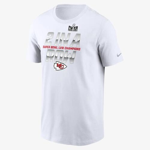 Kansas City Chiefs Super Bowl LVIII Champions 2 in a Row Men&#039;s Nike NFL T-Shirt NP9910A7GX-KPN