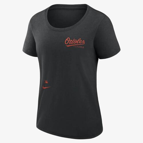 Baltimore Orioles Authentic Collection Early Work Women&#039;s Nike Dri-FIT MLB T-Shirt 01MM00AOLE-K7E