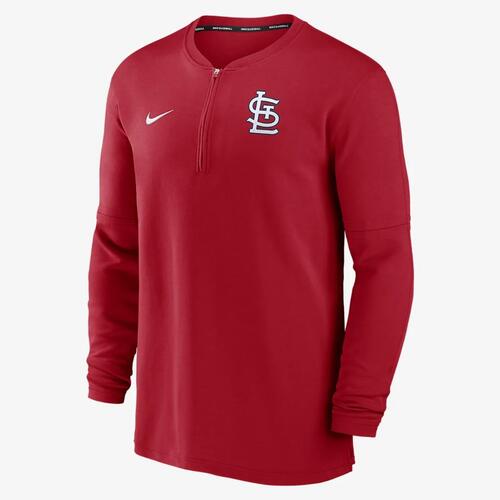 St. Louis Cardinals Authentic Collection Game Time Men&#039;s Nike Dri-FIT MLB 1/2-Zip Long-Sleeve Top 014G62QSCN-G5B