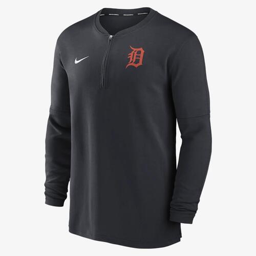 Detroit Tigers Authentic Collection Game Time Men&#039;s Nike Dri-FIT MLB 1/2-Zip Long-Sleeve Top 014G4FADG-G5B