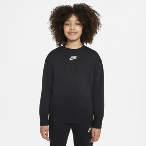 Nike Sportswear Club Fleece Big Kids&#039; (Girls&#039;) Crew Sweatshirt DD7473-010