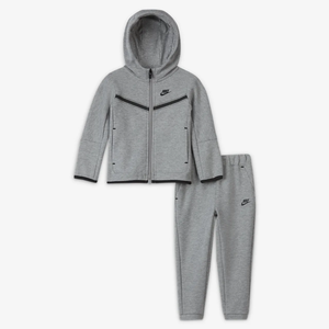 Nike Sportswear Tech Fleece Baby (12-24M) Zip Hoodie and Pants Set 66H052-042