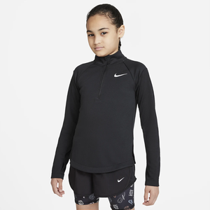 Nike Dri-FIT Big Kids&#039; (Girls&#039;) Long-Sleeve Running Top DD7617-010