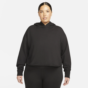 Nike Yoga Luxe Women&#039;s Cropped Fleece Hoodie (Plus Size) DN5600-010