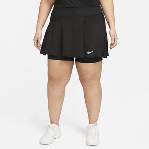 NikeCourt Dri-FIT Victory Women&#039;s Flouncy Tennis Skirt (Plus Size) DH9554-010