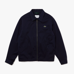 Men&#039;s Short Zippered Organic Cotton Gabardine Jacket BH2591-51