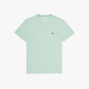Men’s V-neck Pinstriped Cotton T-shirt TH6810-51