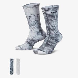Nike Everyday Plus Cushioned Tie-Dye Crew Socks (2 Pairs) DM3407-910