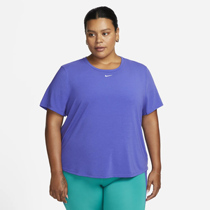 Nike Dri-FIT UV One Luxe Women&#039;s Standard Fit Short-Sleeve Top (Plus Size) DJ6751-430