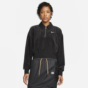 Nike Sportswear Women&#039;s Velour 1/4-Zip Top DQ5938-010