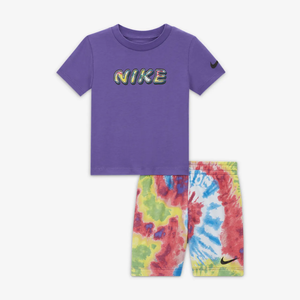 Nike Sportswear Baby (12-24M) T-Shirt and Shorts Set 66J991-P0R