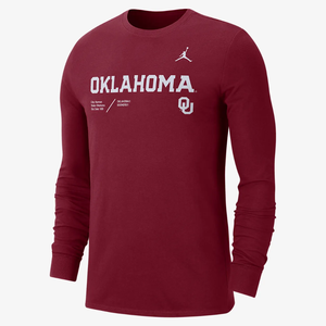 Jordan College Dri-FIT (Oklahoma) Men&#039;s Long-Sleeve T-Shirt DO6799-613