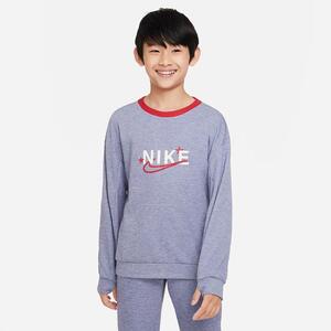 Nike Dri-FIT Performance Select Big Kids’ (Boys’) Crew-Neck Training Sweatshirt DQ8813-410