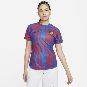 FC Barcelona Home Women&#039;s Nike Dri-FIT Pre-Match Soccer Top DN4013-403