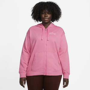 Nike Dri-FIT Get Fit Women&#039;s Graphic Full-Zip Training Hoodie (Plus Size) DV4893-684