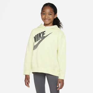 Nike Sportswear Big Kids&#039; (Girls&#039;) Oversized Pullover Hoodie DZ4620-335