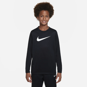 Nike Dri-FIT Legend Big Kids&#039; (Boys&#039;) Long-Sleeve T-Shirt DX1167-010