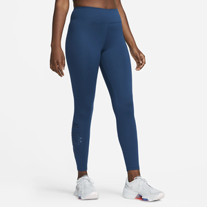 Nike Therma-FIT One Women&#039;s Mid-Rise Graphic Training Leggings DQ6186-460
