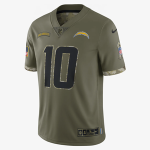 NFL Los Angeles Chargers Salute to Service (Justin Herbert) Men&#039;s Limited Football Jersey 36NMSTSVF3H-001