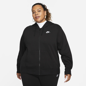 Nike Sportswear Club Fleece Women&#039;s Full-Zip Hoodie (Plus Size) DV5211-010
