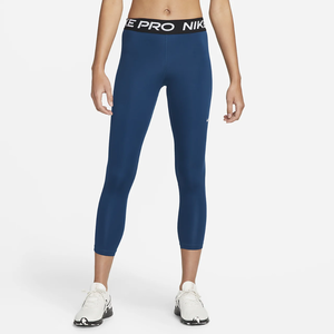 Nike Pro 365 Women&#039;s Mid-Rise Cropped Mesh Panel Leggings CZ9803-460