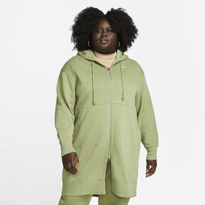 Nike Sportswear Phoenix Fleece Women&#039;s Oversized Long Full-Zip Hoodie (Plus Size) DV5208-334