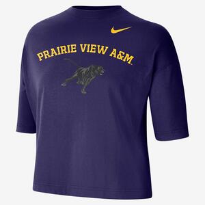 Nike College (Prairie View A&amp;M) Women&#039;s Boxy T-Shirt W11122P107H-PRV