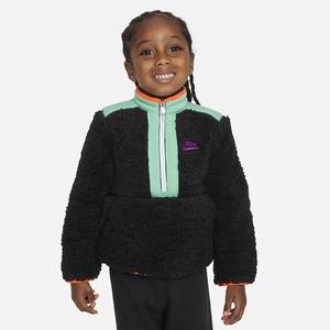 Nike Sportswear Illuminate Sherpa Half-Zip Jacket Toddler Jacket 76K249-023