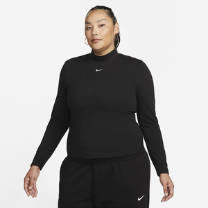Nike Sportswear Essential Women&#039;s Long-Sleeve Mock-Neck Top (Plus Size) DV5190-010