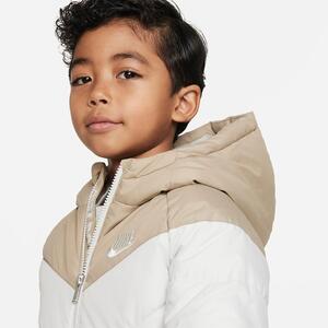 Nike Little Kids&#039; Hooded Chevron Puffer Jacket 86K082-X1T