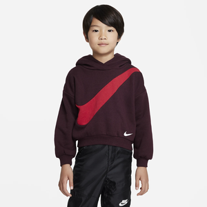 Nike Swoosh Essentials Pullover Hoodie Little Kids&#039; Hoodie 86K228-R5Y