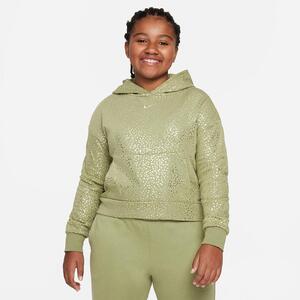 Nike Sportswear Big Kids&#039; (Girls&#039;) Printed Fleece Hoodie (Extended Size) DV3226-334