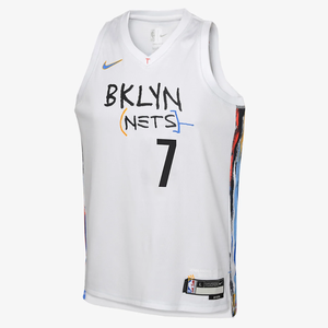 Kevin Durant Brooklyn Nets City Edition Big Kids&#039; (Boys&#039;) NBA Swingman Jersey 9ZBU8PNYNKD-BKN