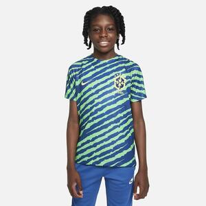 Brazil Big Kids&#039; Nike Dri-FIT Pre-Match Soccer Top DM9617-490