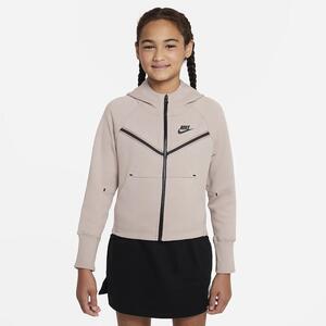Nike Sportswear Tech Fleece Big Kids&#039; (Girls&#039;) Full-Zip Hoodie CZ2570-272