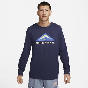 Nike Dri-FIT Men&#039;s Long-Sleeve Trail Running Crew DV9381-411