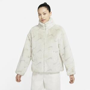 Nike Sportswear Plush Women&#039;s Printed Faux Fur Jacket DQ6842-072