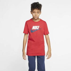 Nike Sportswear Big Kids&#039; Cotton T-Shirt AR5252-659